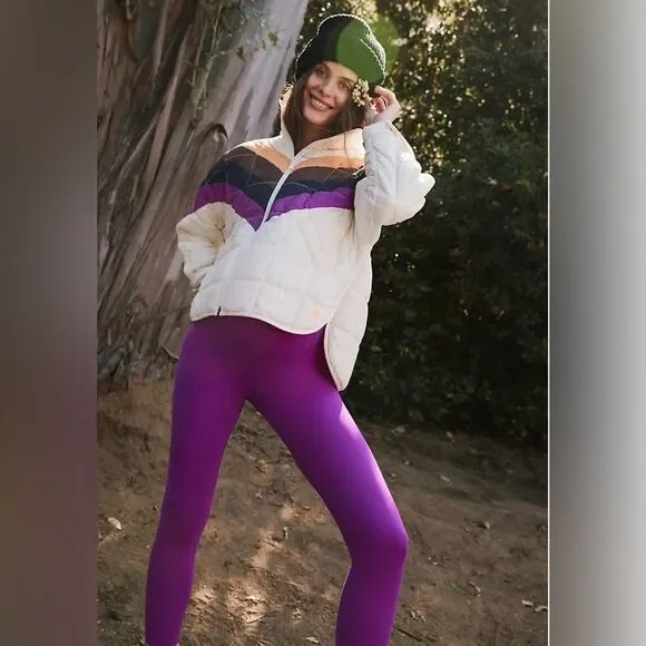 NWT FP Movement x Hatch Printed Puffer Jacket size Medium maternity - Picture 5 of 15